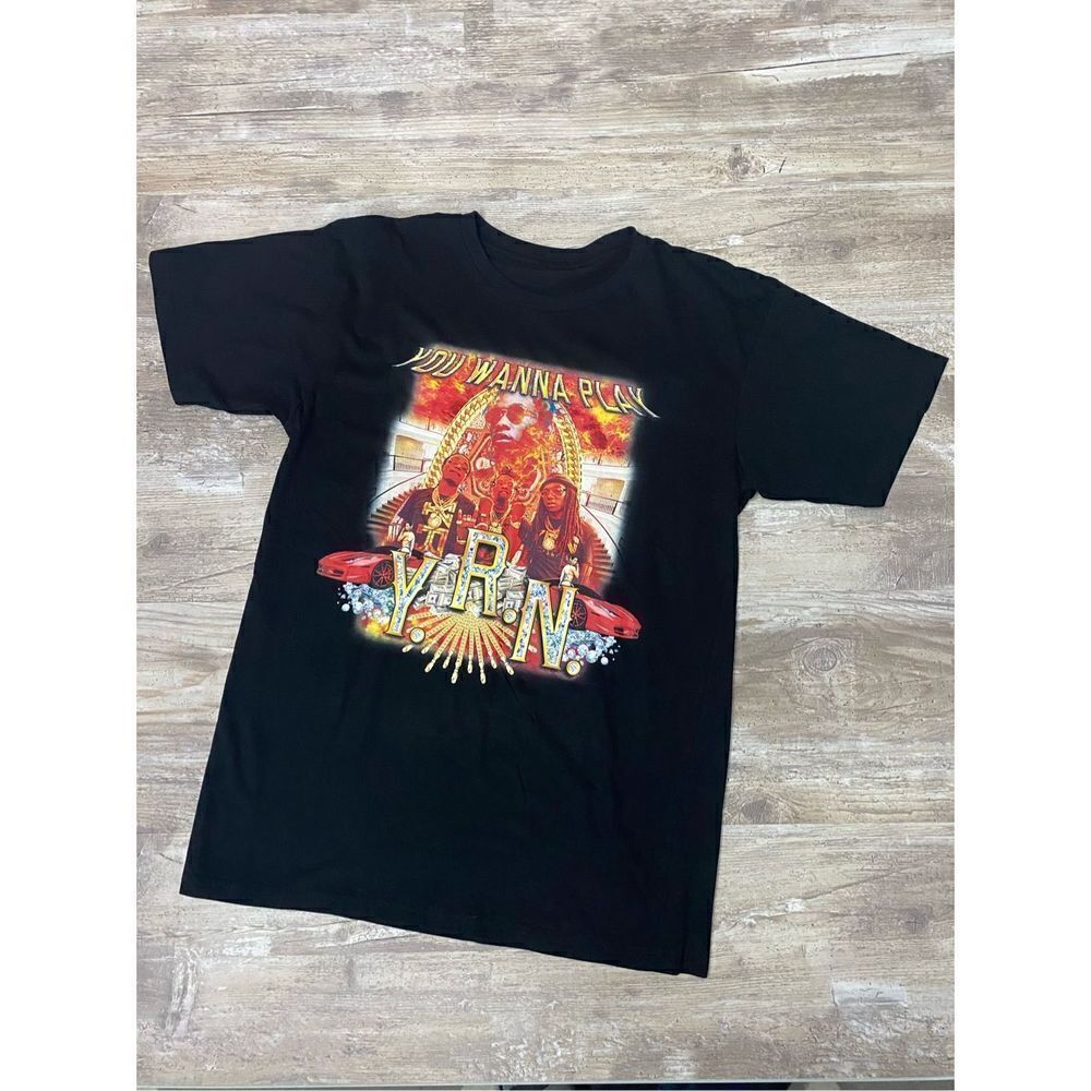 YRN Yung Rich Nation Hip Hop T-Shirt Men’s Size Medium